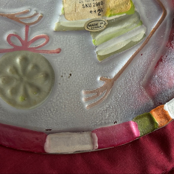 Festive Snowman Decorative Plate - Picture 3 of 10